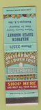 Matchbook Cover - Helfrich Super Market Grocery Washington Court House OH