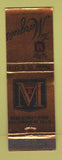 Matchbook Cover - The Marquis Hollywood CA