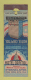 Matchbook Cover - Hotel Capitol New York City WORN