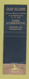 Matchbook Cover - Hotel Capitol New York City WORN