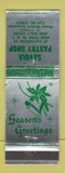 Matchbook Cover - Savoia Pastry Shop New York City Christmas WEAR