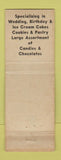 Matchbook Cover - Savoia Pastry Shop New York City Christmas WEAR