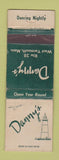 Matchbook Cover - Danny's West Yarmouth MA WEAR