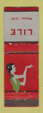 Matchbook Cover - Lile girlie low phone # deco WEAR
