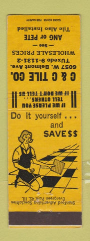 Matchbook Cover - C&C Tile Chicago? IL
