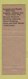Matchbook Cover - C&C Tile Chicago? IL