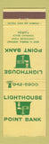 Matchbook Cover - Lighthouse Point Bank Pompano Beach FL