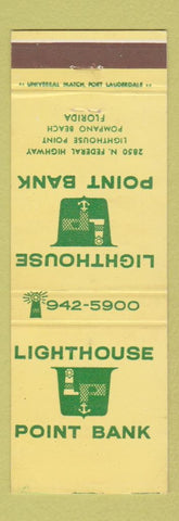 Matchbook Cover - Lighthouse Point Bank Pompano Beach FL