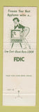 Matchbook Cover - Lighthouse Point Bank Pompano Beach FL