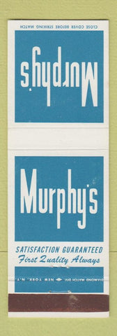 Matchbook Cover - Murphy's Stores