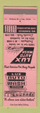 Matchbook Cover - Lux Auto Wash car Lincoln Park Southgate MI
