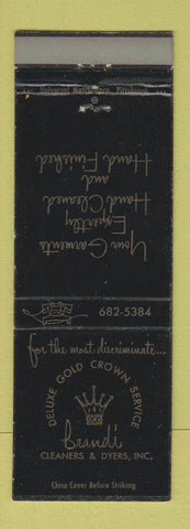 Matchbook Cover - Brandi Cleaners Dyers girlie