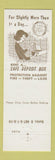 Matchbook Cover - Belfort State Bank TX