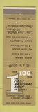 Matchbook Cover - First National Bank Topeka KS