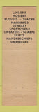 Matchbook Cover - Dor Ann Women's Clothes Chicago IL