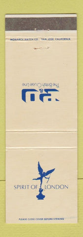 Matchbook Cover - Spirit of London British Cruise Line