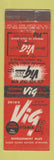 Matchbook Cover - Vig Vitamin B CLIX WORN BACK