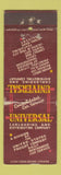 Matchbook Cover - Universal Carloading and Distributing WORN