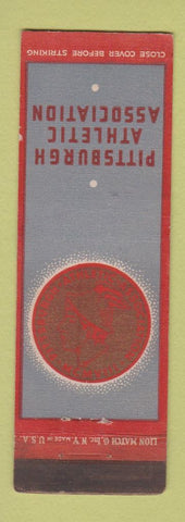 Matchbook Cover - Pittsburgh Athletic Club PA WEAR