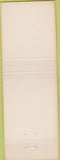 Matchbook Cover - Bellevue Bowling WA white