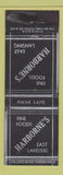 Matchbook Cover - Harborne's East Lansing MI WORN