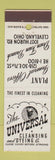 Matchbook Cover - Universal Cleaners Dyeing Cleveland OH