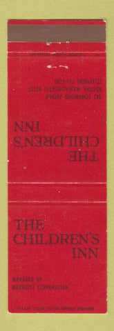 Matchbook Cover - Children's Inn Marriott Boston MA