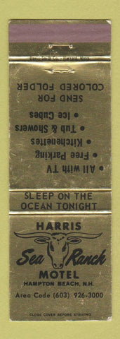 Matchbook Cover - Harris Sea Ranch Hampton Beach NH