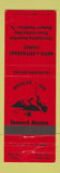Matchbook Cover - Motel Restaurant Breeze Inn Seward AK