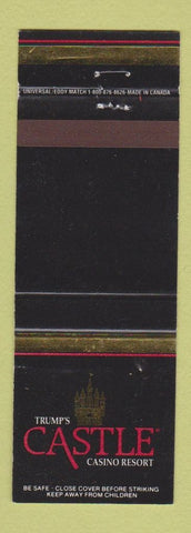 Matchbook Cover - trump's Castle Casino Resort WEAR