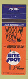 Matchbook Cover - Rite Spot Restaurant Mecca Room Pasadena CA