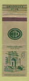 Matchbook Cover - University Club Portland OR