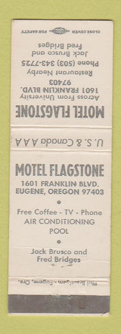 Matchbook Cover - Motel Flagstone Eugene OR
