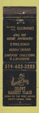 Matchbook Cover - Colony Market Place South Amana IA