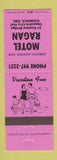 Matchbook Cover - Motel Ragan Florence OR