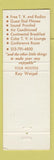Matchbook Cover - Camargo Lodge Cincinnati OH WEAR
