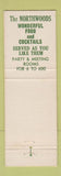 Matchbook Cover - Northwoods Marquette MI