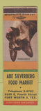Matchbook Cover - Abe Silverberg Grocery Fort Worth TX WEAR