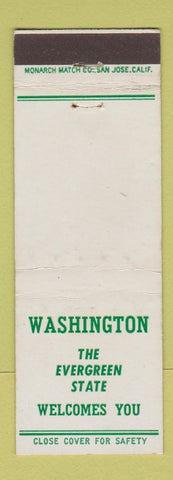 Matchbook Cover - Washington State WA Tourism