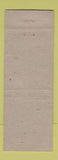 Matchbook Cover - Washington State WA Tourism