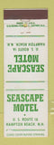 Matchbook Cover - Seascape Motel Hampton Beach NH