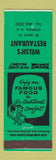 Matchbook Cover - Welsh's Restaurant Gorham NH