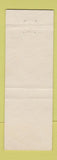Matchbook Cover - Tonkin's Cafe Turf Room Renton WA