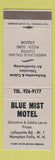 Matchbook Cover - Blue Mist Motel Hampton Falls NH