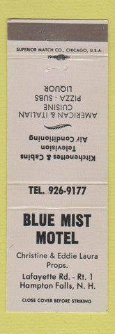 Matchbook Cover - Blue Mist Motel Hampton Falls NH