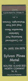 Matchbook Cover - Sylvan Pines Motel North Conway NH