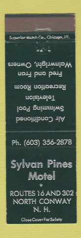 Matchbook Cover - Sylvan Pines Motel North Conway NH