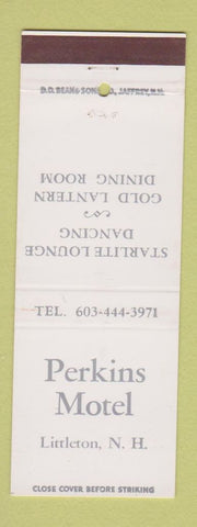 Matchbook Cover - Perkins Motel Littleton NH