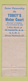 Matchbook Cover - Queen City Motel Manchester NH