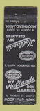 Matchbook Cover - Hollands Dry Cleaners Moorhead MN WORN